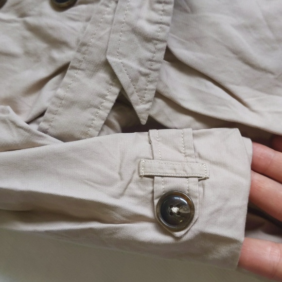 joe fresh double breasted lined trench coat 12-18 months baby toddler girls - Picture 4 of 7